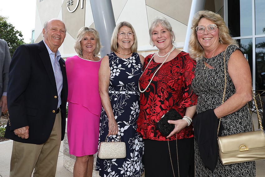 Tim, Terrie and Barbara Squadere with Leammette Pigott and LIsa Squadere