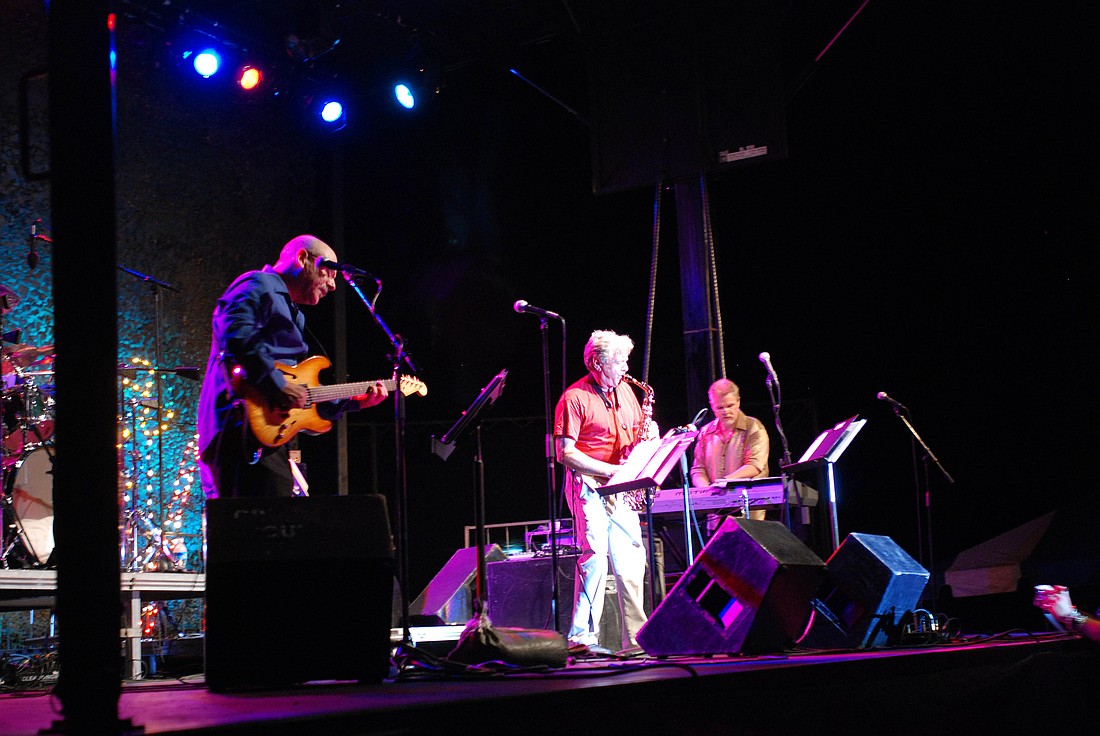 Members of the jazz band Spyro Gyra perform at U.S. Naval Station Guantanamo Bay, Dec. 7, 2009. Photo courtesy of Wikimedia Commons/Army Sgt. Emily Greene