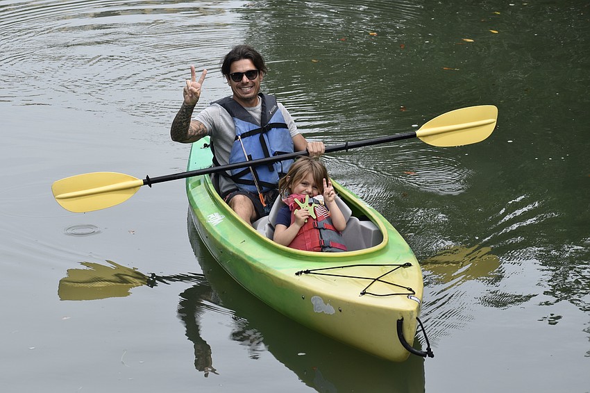 Sandro Roberto kayaks with Chloe Malott, 5