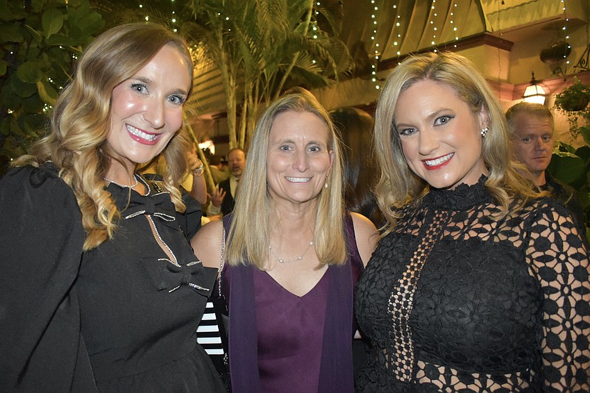 Patricia Cullen, Southside Elementary Principal Allison Foster, and Morgana Robson