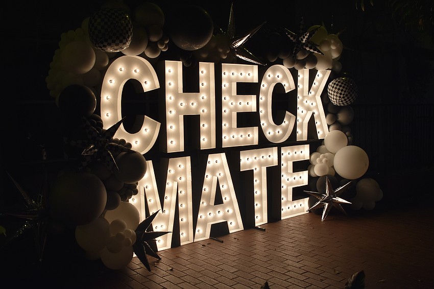 The event followed a chess theme.