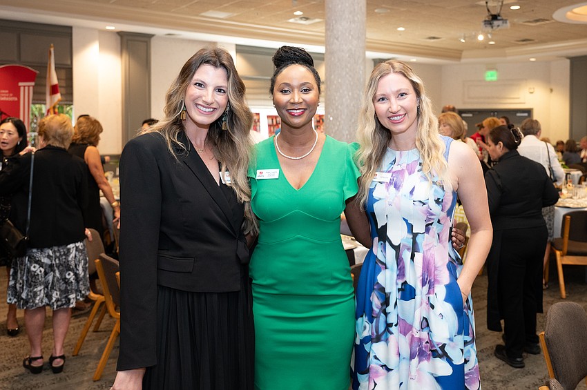 Hallie Peilet Young, Keke Liggins and Ashley Coil