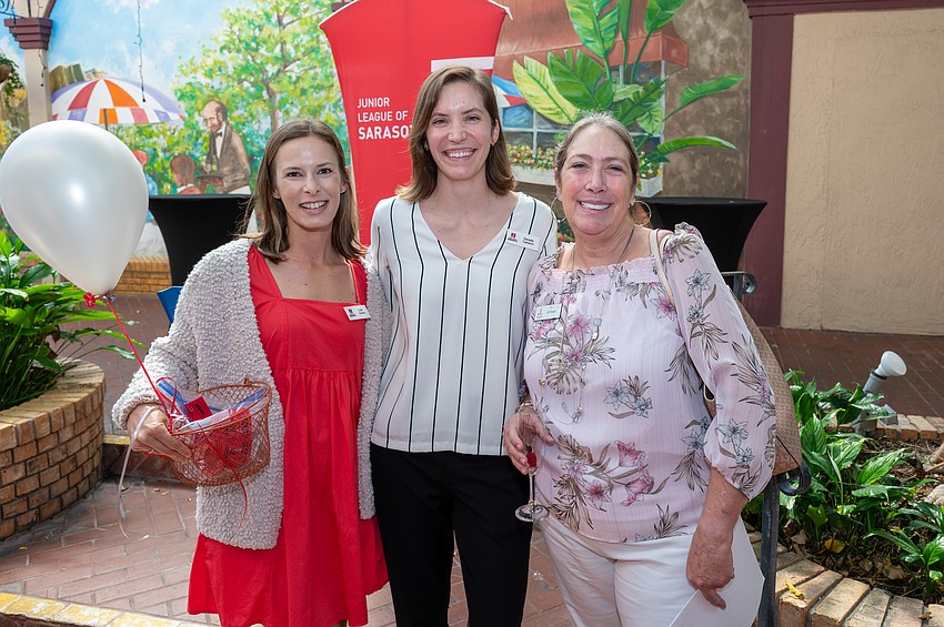 Carlin Godfrey, Danielle Cameron and Jill French