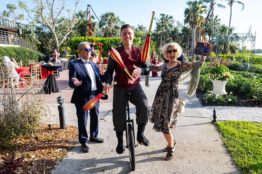 Roger Courtois, Nick Slimick and Patricia Courtois