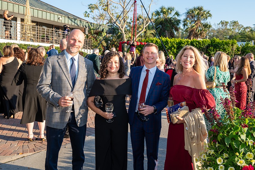 Reppard Gordon, Milca Rivera, Kendall Peacock and Sheryl Vieira