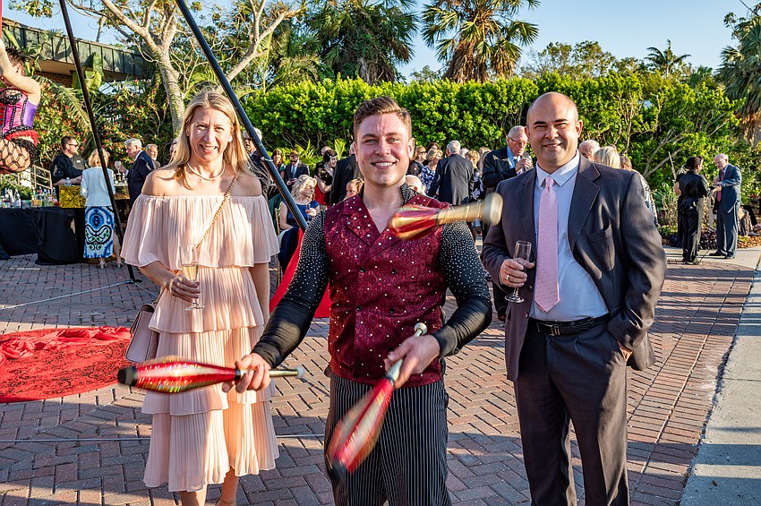 Dr. Stephanie Hodges, Nick Slimick and Luca Roselli