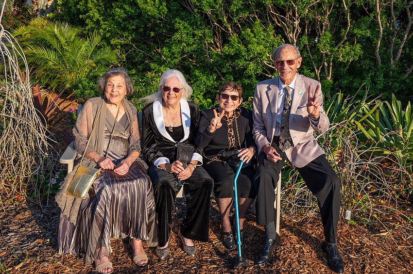 Joan Levenson, Sondra Ettlinger, Helen Begelman and Art Levenson