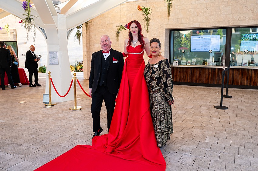 Chief Advancement Officer Declan Sheehy, Colleen Finazzo and Traci Cardwell
