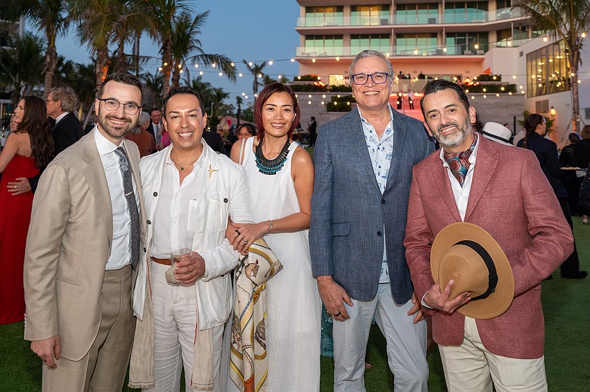 Asolo Managing Director Ross Eagan, Eduardo Anaya, Belle and Greg Stikeleather, Omar Guevara