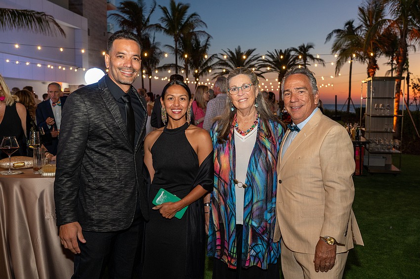 Brian and Sheena Manibusan with Julie and Jaime DiDomenico