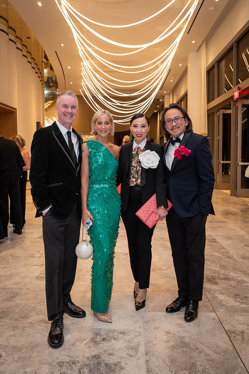 Richard and Gina Lyons with Linda and Thomas Doan