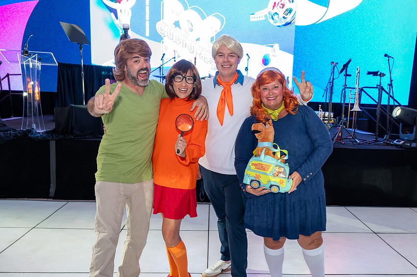 Nathan and Sasha Pyatte with Phillip and Tami Lanham