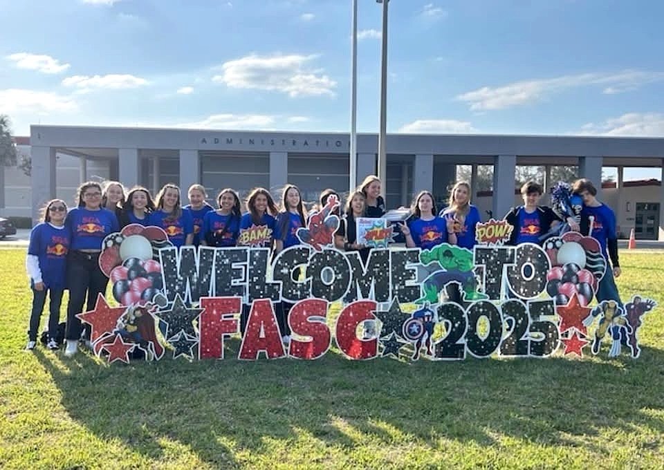 Matanzas Student Government Association members at the Florida Association of Student Councils convention. Courtesy photo