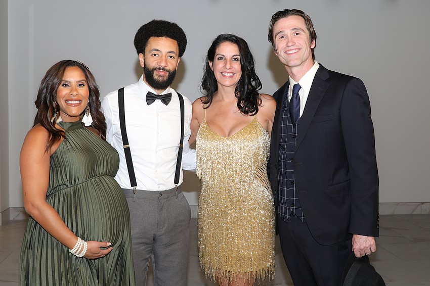 Nicole and Bahaa Amer with Ana and Brad Van Der Wall