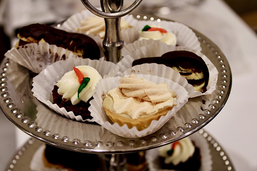 Patrons enjoyed both sweet and savory treats.