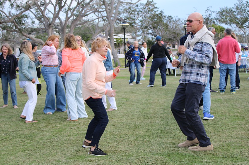 Most attendees at the first Savor the Sounds concert of the season were up and dancing before the evening's end.