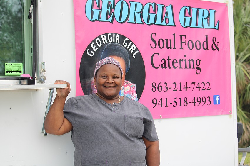 Georgia Reed, owner of the Georgia Girl soul food truck since 2020, said she is glad to vend at the concert series this year.
