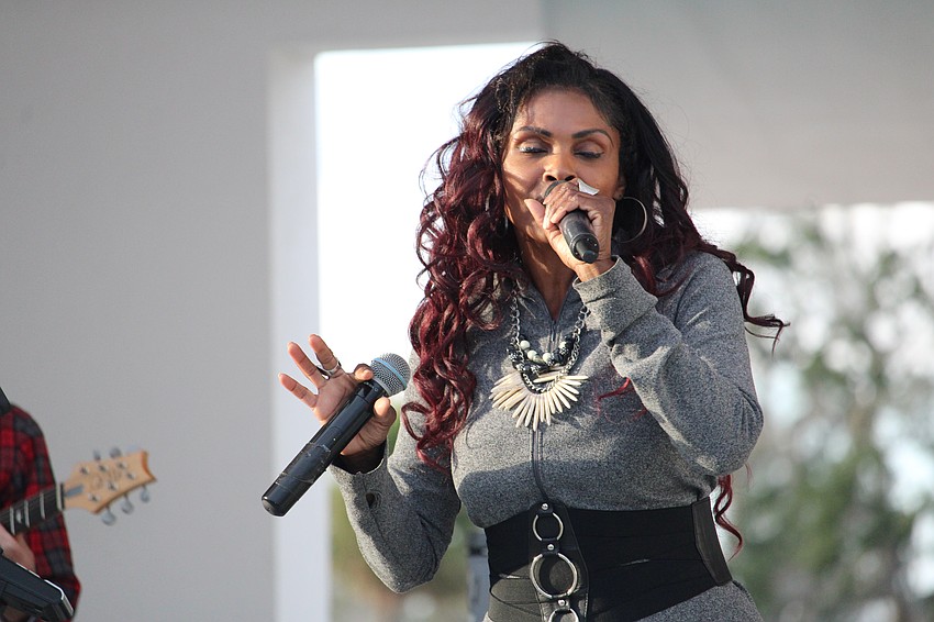 The Big Z Band gets the crowd jumping with songs including 