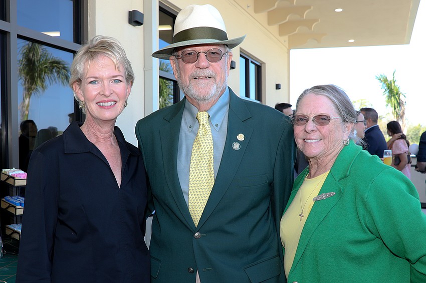 Veronica Brady with Charles and Linda Baumann
