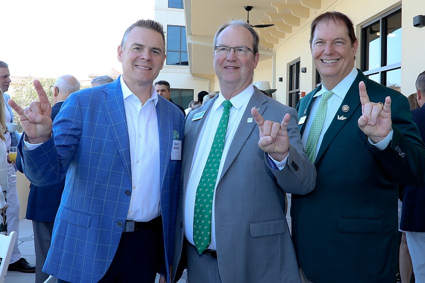 Going Bull are Scott Olthoff, Brett Kemker and Bill Mariotti.