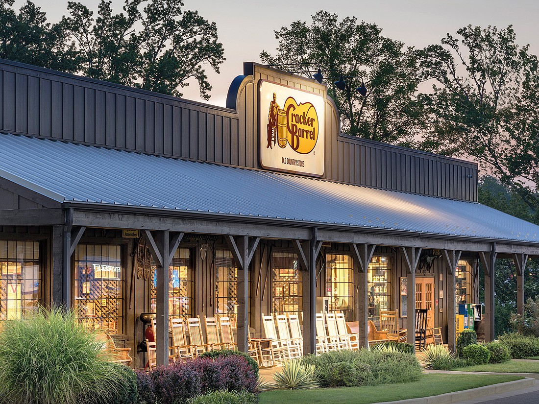 Cracker Barrel plans to renovate its River City Marketplace restaurant at 13250 City Station Drive.