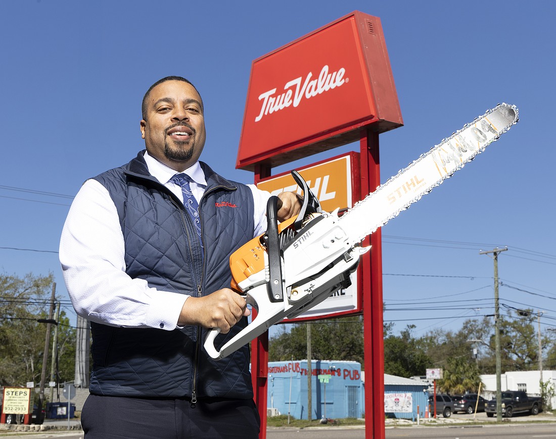 Christopher Cunningham is helping transform the north Tampa neighborhood where his True Value hardware store is located.