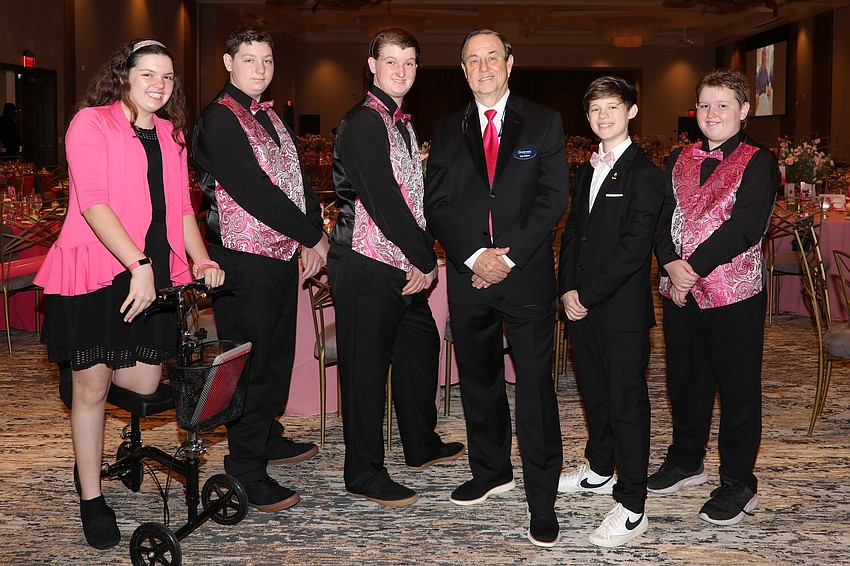 KK Brady, Isaac Brady, Cody Brady, CEO Tom Waters, Chance Horvath and Trevor Brady