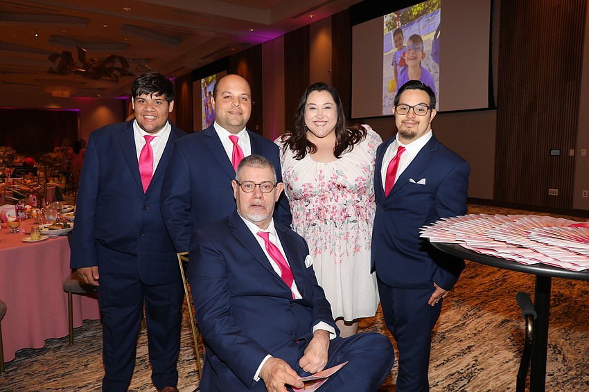 Ian Munyon, Thomas Januszka, Amanda Corcoran, Caleb Ford and Kurt Schaberg (seated)