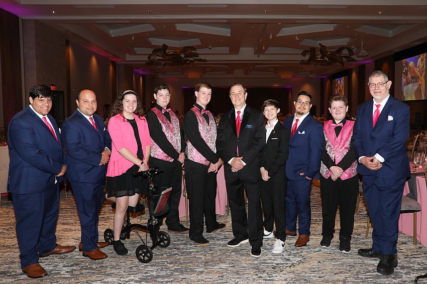 Ian Munyon, Thomas Januszke, KK Brady, Isaac Brady, Cody Brady, CEO Tom Waters, Chance Horvath, Caleb Ford, Trevor Brady and Kurt Schaberg