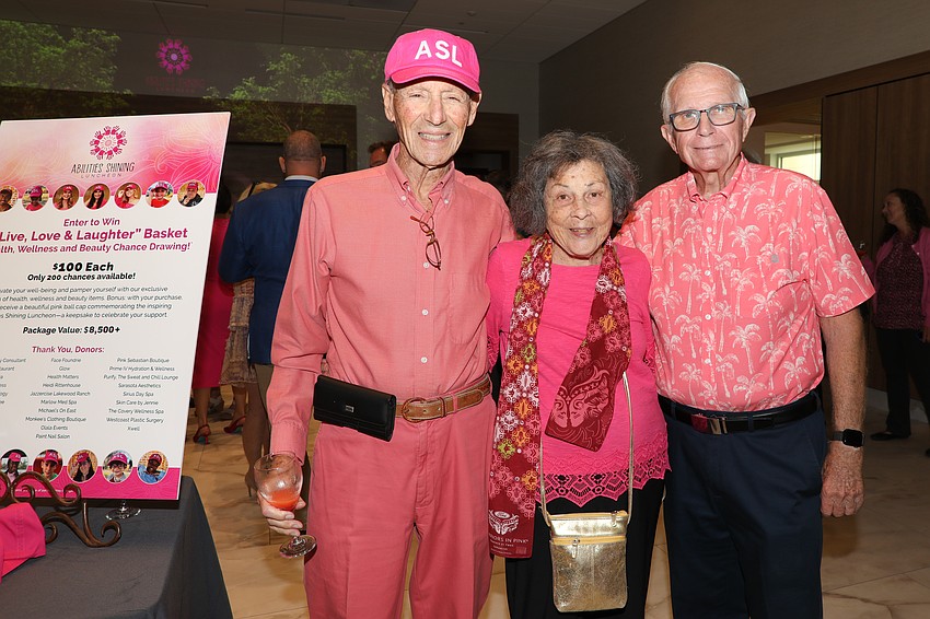 Bart and Joan Levenson with Jack Brown