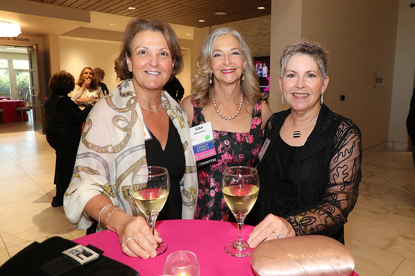 Bea Fernandez, Lisa Sullivan and Nancy Platkin