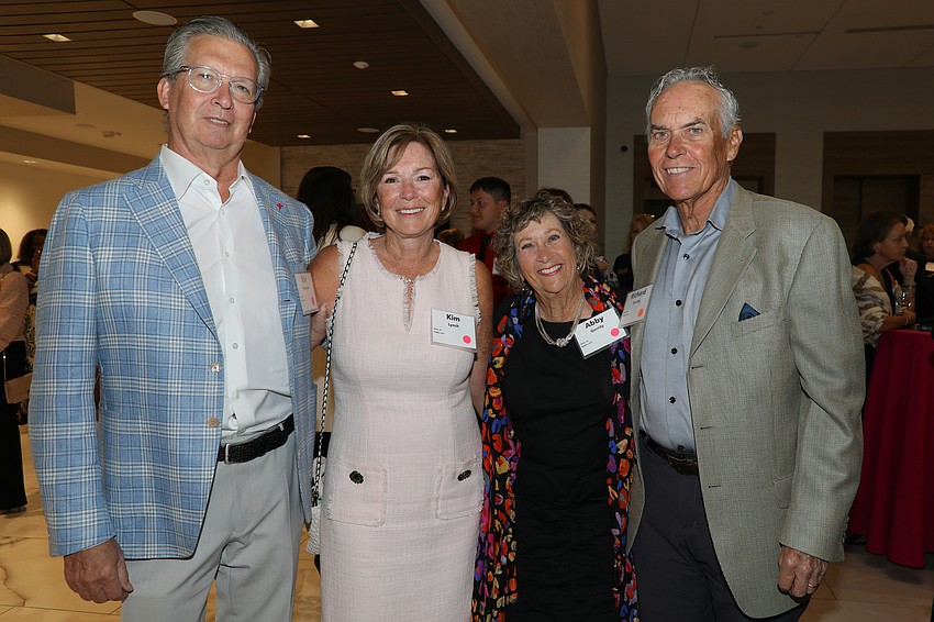 Eric Hartmann and Kim Lynch with Abby and Richard Gerrity