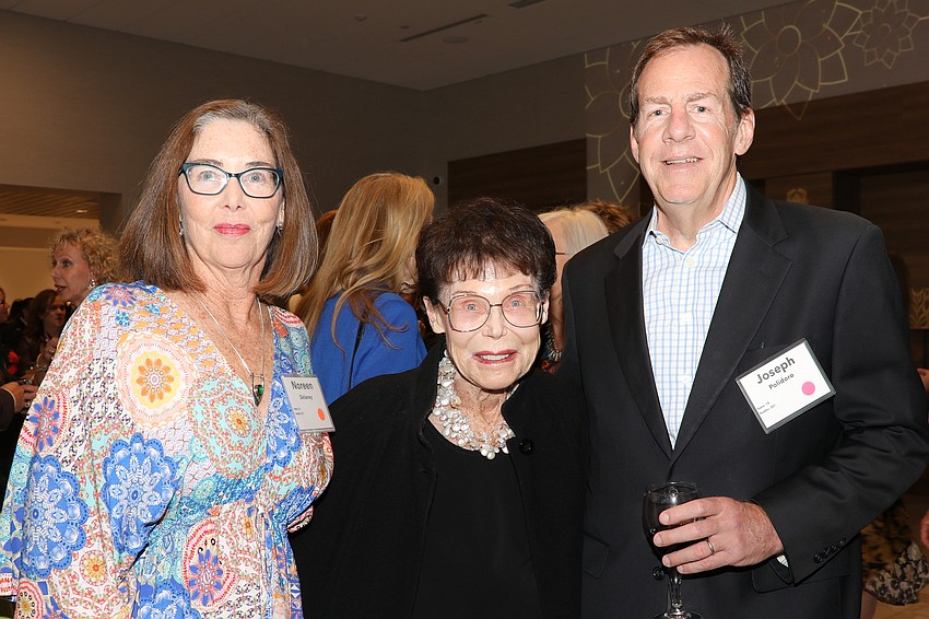 Noreen Delaney, Kay Delaney and Joe Polidoro