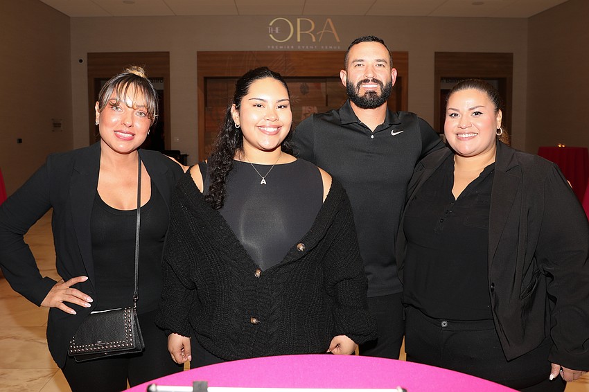 From Live Event Staffing Maria Parrales, Alexa Aleman, Josh Wood and Gissell Osorio run the check-in, live auction and paddle raise.