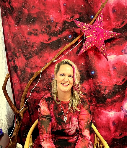 Michelle Davidson, a psychic medium, is the social director of Hotel Cassadaga. Courtesy photo
