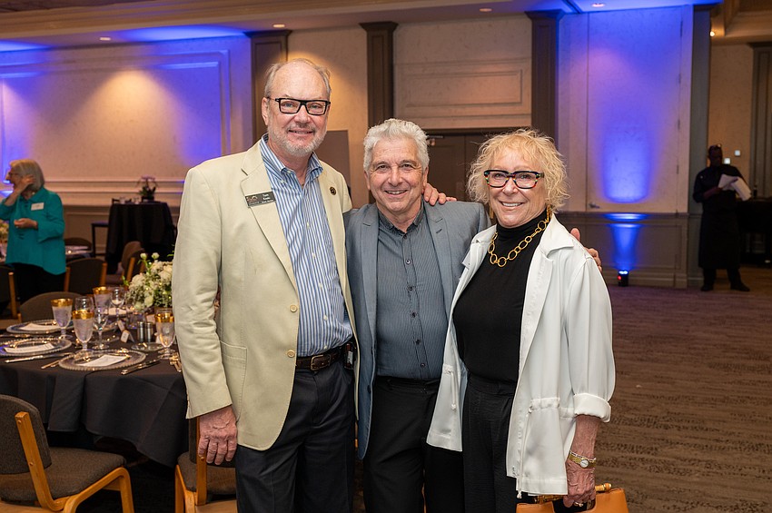 Board Chair Tom Koski, featured guest Peter Oundjian and Sherry Koski
