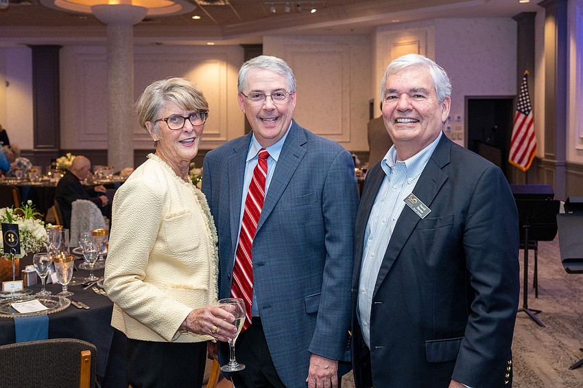 Pam Steves, Sarasota Orchestra President and CEO Joe McKenna and David Steves