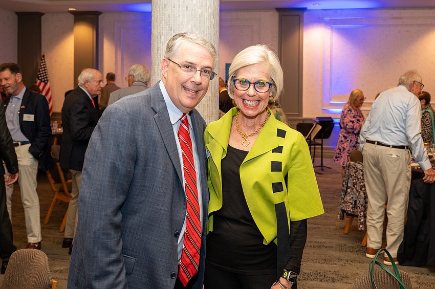 Sarasota Orchestra President and CEO Joe Mckenna and Roxie Jerde