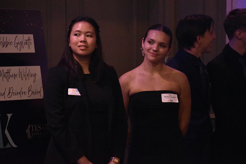 Seniors Emily Fung and Ava Michalopoulos