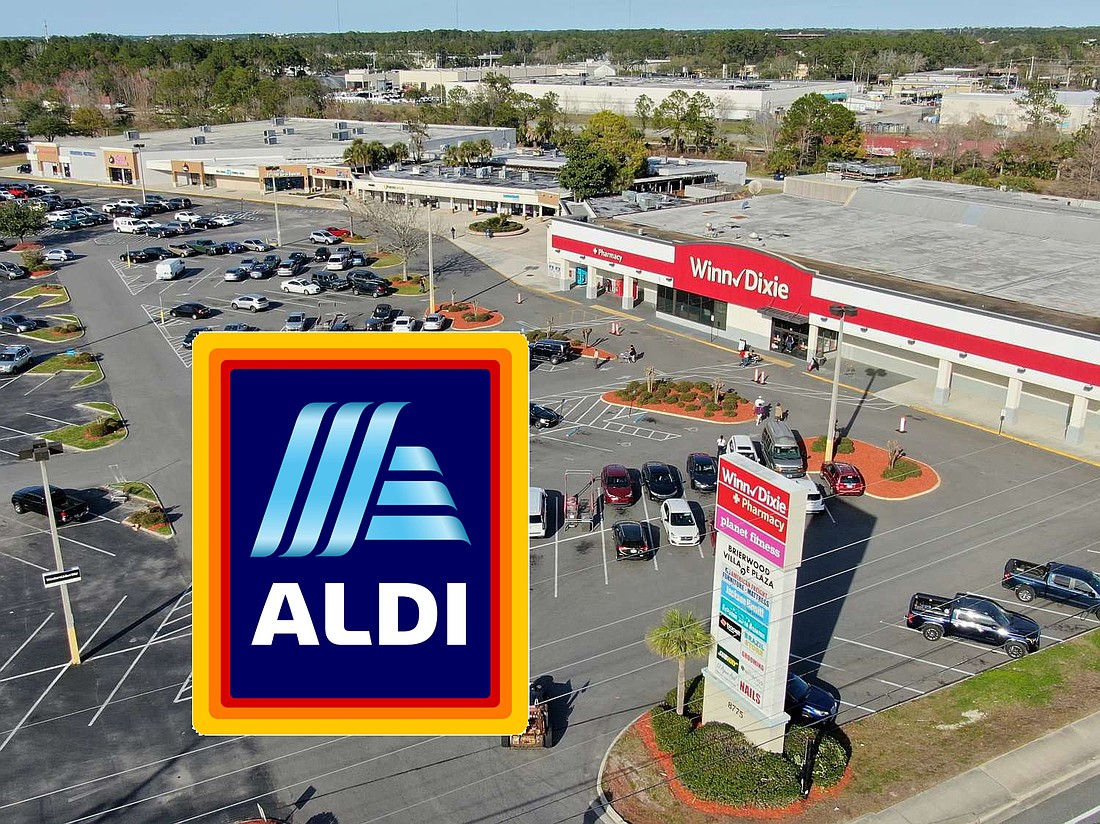 The closed Winn-Dixie at 8775 Old Kings Road S. in Brierwood Village Plaza is planned for conversion into an Aldi discount grocery store.