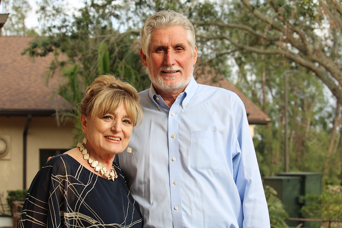 Jon Thaxton, conservationist and former county commissioner, speaks on the need to balance development and environmental protection as part of the lecture series coordinated by The Education Center's Susan Goldfarb.