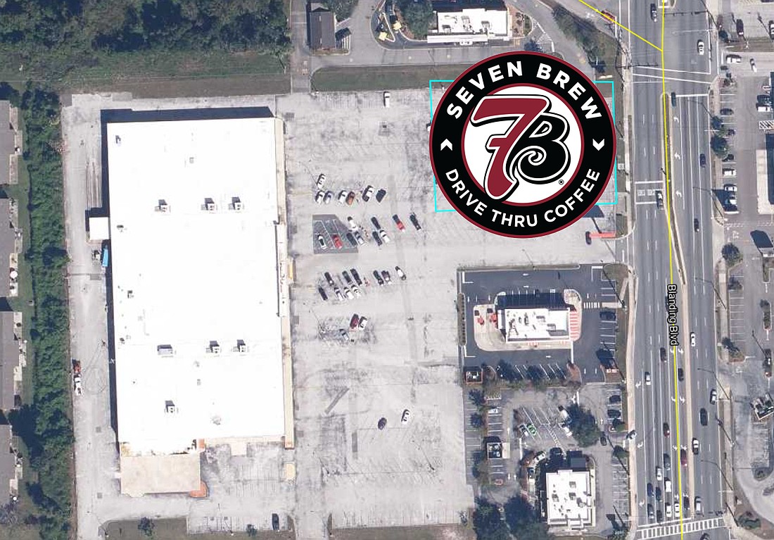 7 Brew Coffee is planned on an outparcel at 380 Blanding Blvd. in front of Old Time Pottery. Other outparcels at the site include Zaxbys, McDonald’s and Freddy’s Frozen Custard & Steakburgers.