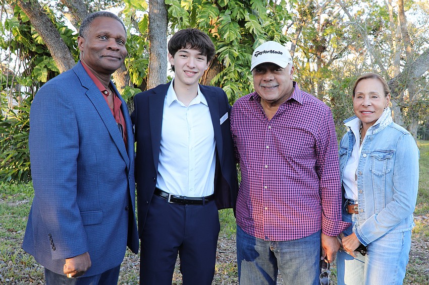 Ken Freeman and Liam D. with Kurt and Kim Artis