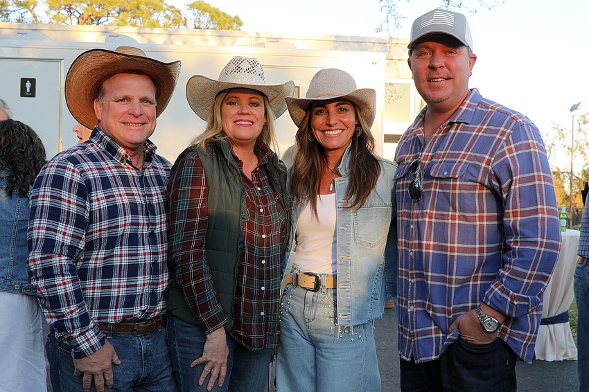 Bill and Robyn Sadlo with Mya and Jason Zoracki