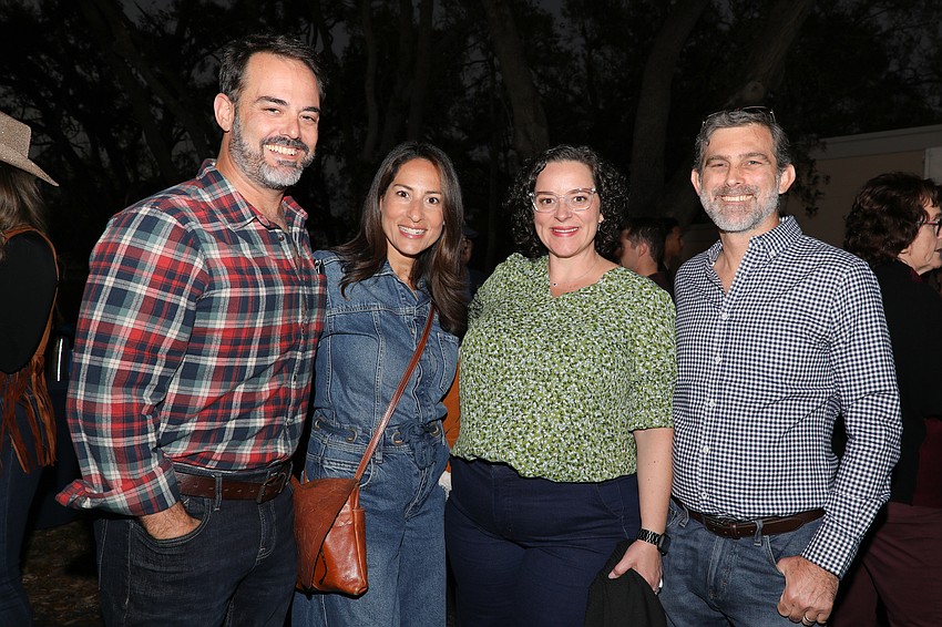 Nathan and Sasha Pyatte with Kelly Borgia and Travis Howard