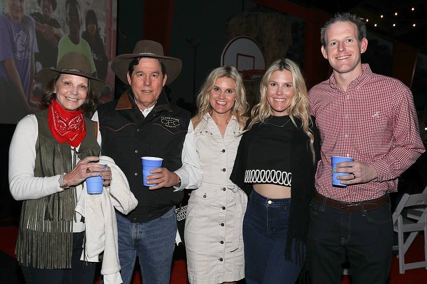 Cassandra and Norman Shea, Tara Hoeggenann, and Aliena and Jordan Crouch