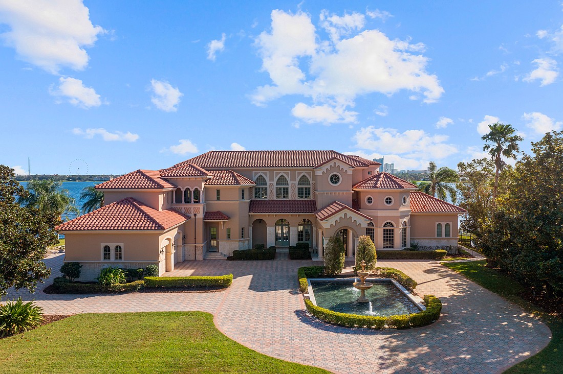 The home at 9049 Southern Breeze Drive, Orlando, sold March 7, for $4,750,000. This one-of-a-kind property has never been offered for sale and sits on a private peninsula with 180-degree views of Big Sand Lake. The sellers were represented by Chris Christensen, Compass Florida LLC.