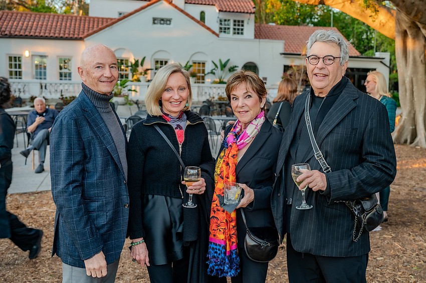 Richard Rostant and Kathy Stout-Labauve with Joan and Michael Gray