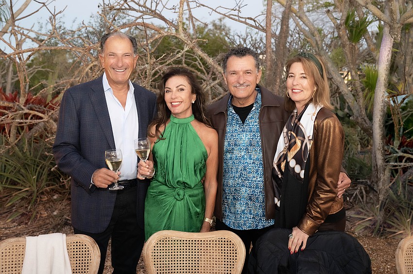 Dru and Barbara Cervasio with Chet Zoltak with Penny Hill