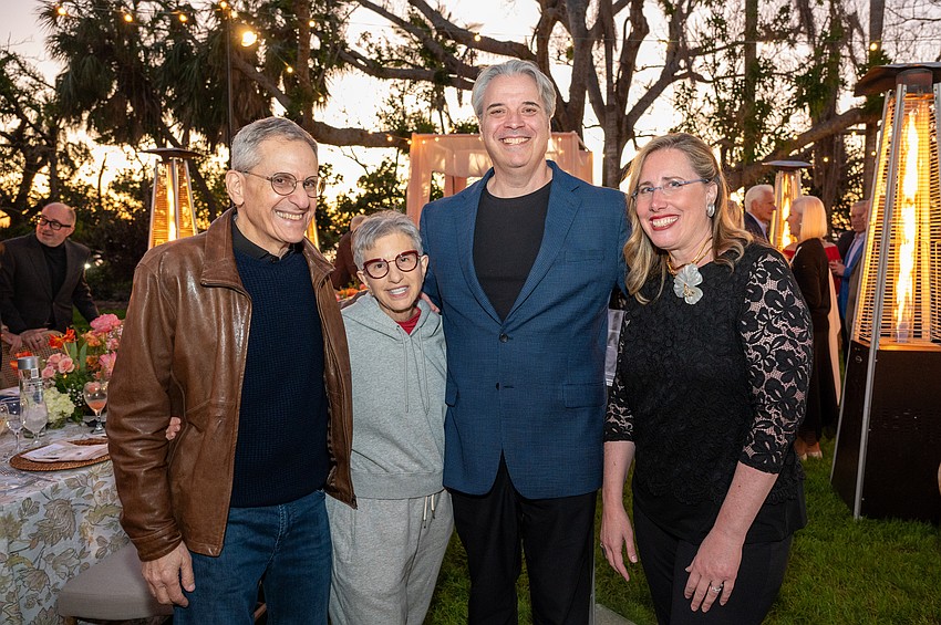 Rick and Nancy Moskovitz with Rob Rominiecki and Selby President and CEO Jennifer Rominiecki